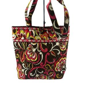 COPY - Vera Bradley Puccini Tote Shoulder Bag Brown Red Yellow